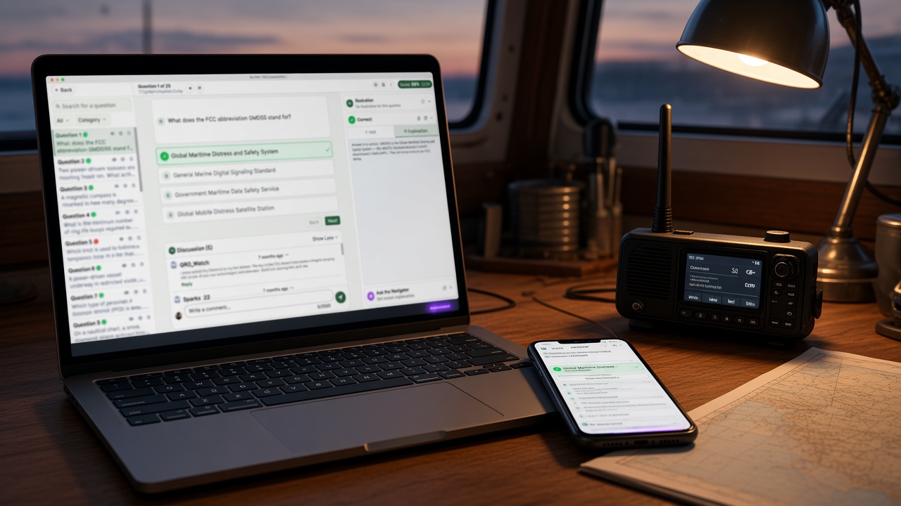 Studying at Sea: Offline Practice and Chat Genie